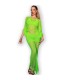 CHILIROSE - CR 4666 TOP & FALDA VERDE S/M
