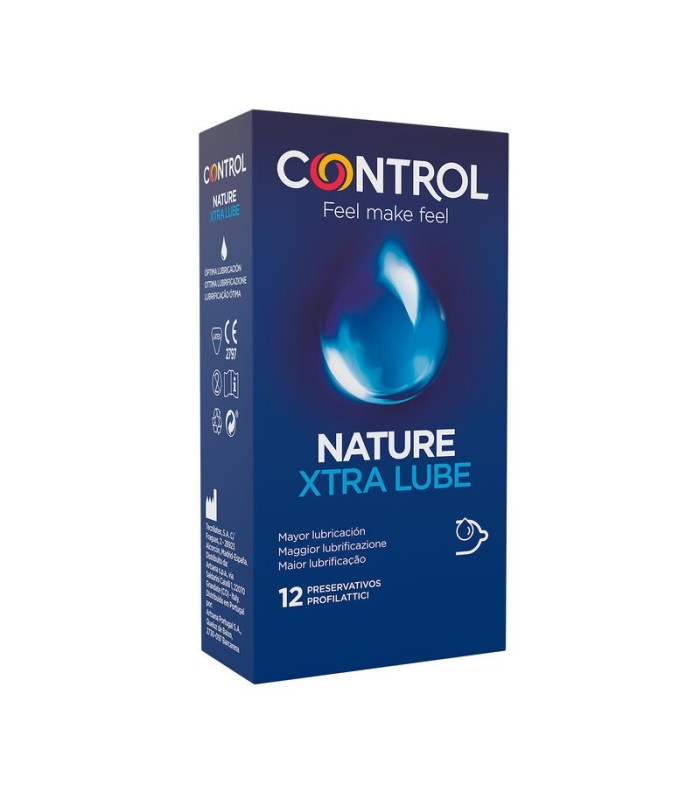 CONTROL - EXTRA LUBE PRESERVATIVOS 12 UNIDADES
