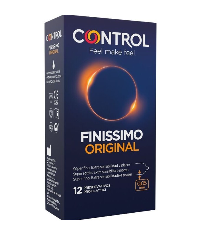 CONTROL - FINISSIMO PRESERVATIVOS 12 UNIDADES