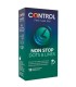 CONTROL - NONSTOP PUNTOS Y ESTRIAS PRESERVATIVOS 12 UNIDADES