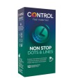 CONTROL - NONSTOP PUNTOS Y ESTRIAS PRESERVATIVOS 12 UNIDADES