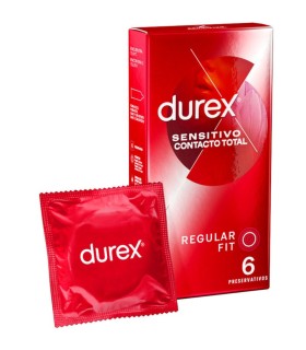 DUREX - SENSITIVO CONTACTO TOTAL 6 UNIDADES