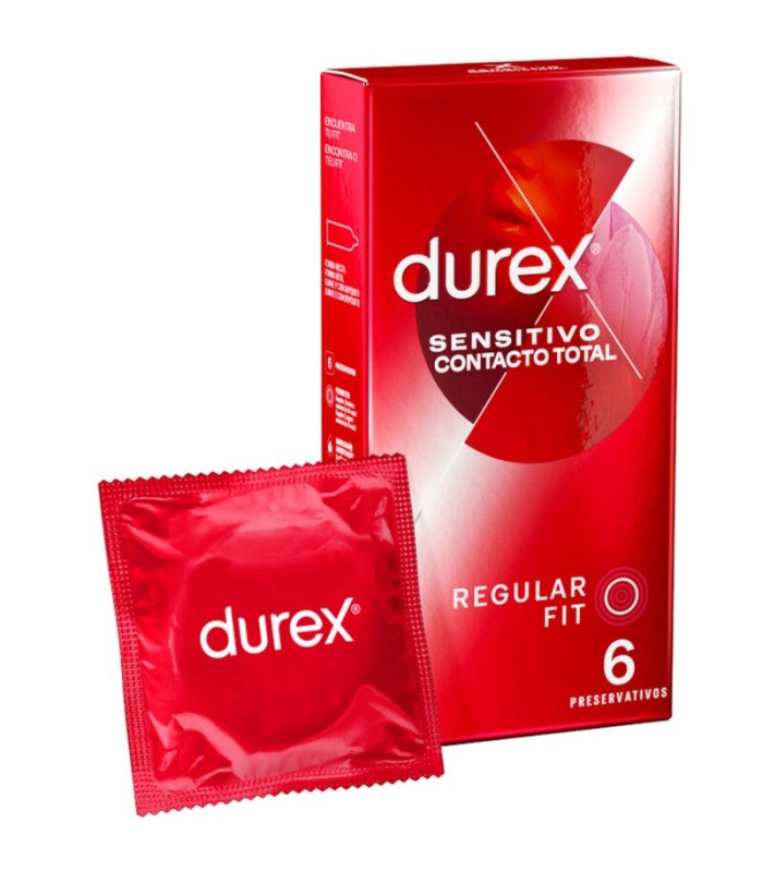 DUREX - SENSITIVO CONTACTO TOTAL 6 UNIDADES