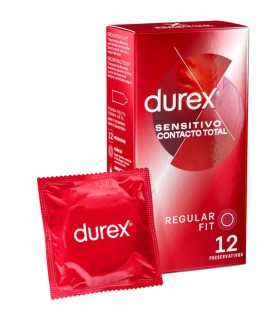 DUREX - SENSITIVO CONTACTO TOTAL 12 UNIDADES