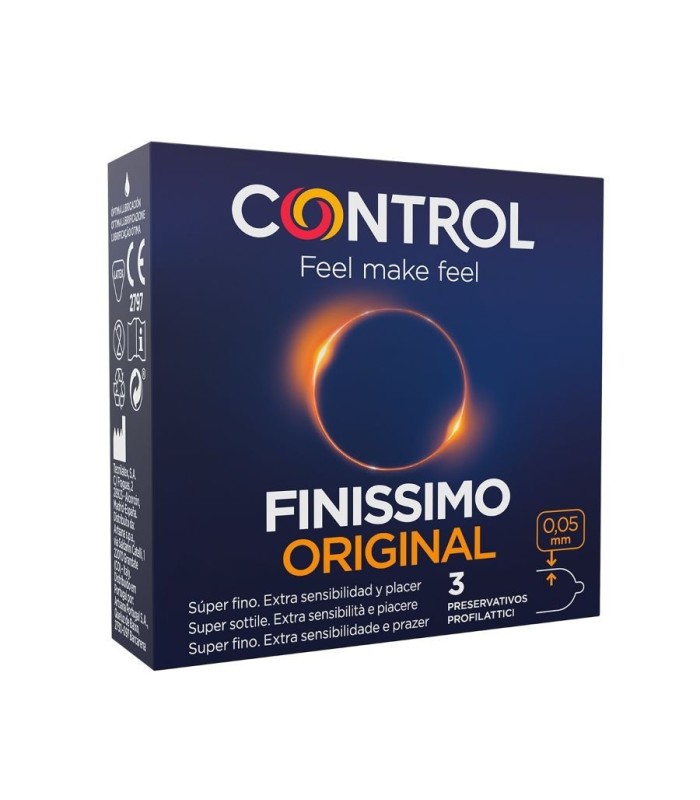 CONTROL - FINISSIMO PRESERVATIVOS 3 UNIDADES