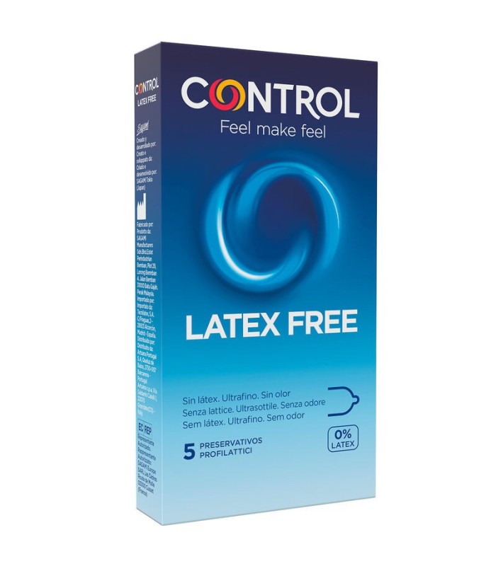 CONTROL - FREE SIN LATEX PRESERVATIVOS 5 UNIDADES