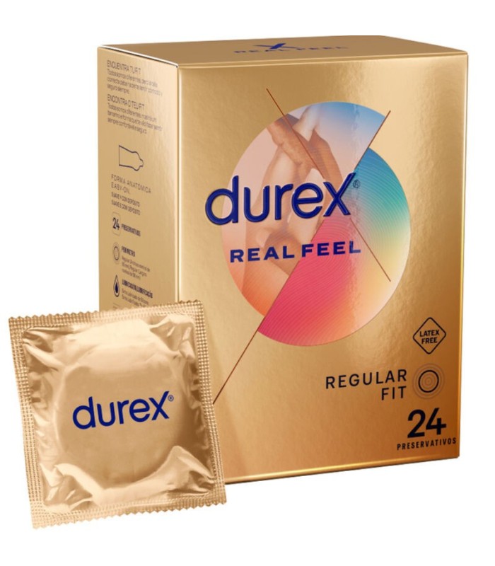 DUREX - REAL FEEL 24 UNIDADES