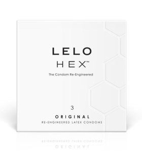 LELO - HEX PRESERVATIVO CAJA 3 UDS