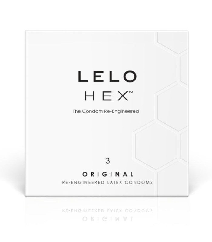 LELO - HEX PRESERVATIVO CAJA 3 UDS