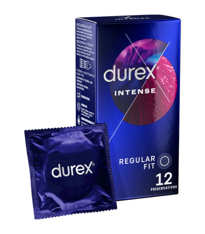 DUREX - INTENSE ORGASMIC 12 UNIDADES