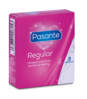 PASANTE - CONDOM GAMA REGULAR 3 UNIDADES