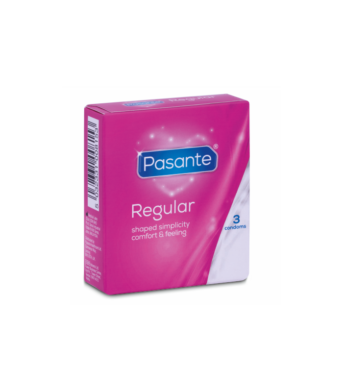PASANTE - CONDOM GAMA REGULAR 3 UNIDADES