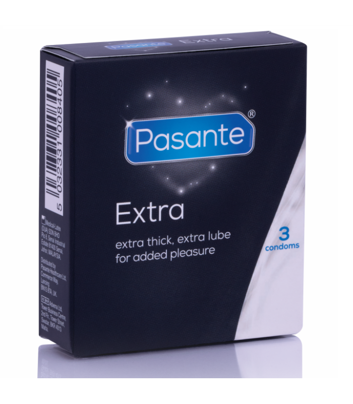 PASANTE - EXTRA PRESERVATIVO EXTRA GRUESOS 3 UNIDADES
