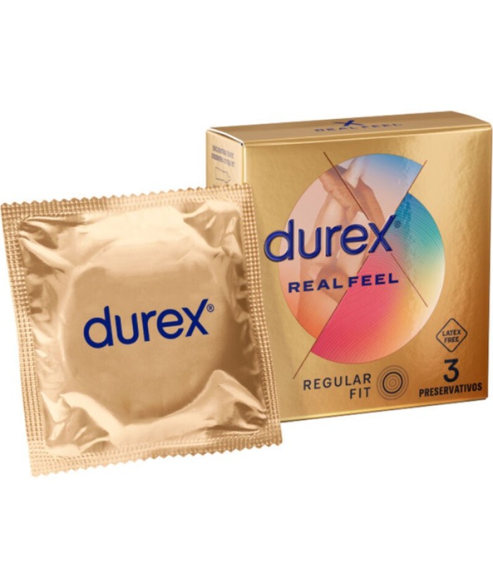 DUREX - REAL FEEL PRESERVATIVOS 3 UNIDADES