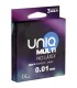 UNIQ - MULTI PRESERVATIVOS SIN LATEX 3 UNIDADES