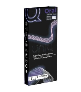 UNIQ - ORAL MASK PRESERVATIVOS SIN LATEX 3 UNIDADES