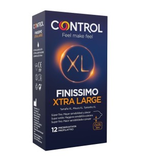 CONTROL - FINISSIMO XL PRESERVATIVOS 12 UNIDADES