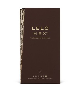 LELO - HEX PRESERVATIVO RESPECT XL 12 PACK