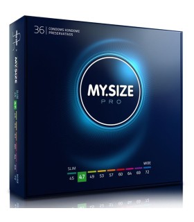 MY SIZE - PRO PRESERVATIVOS 47 MM 36 UNIDADES