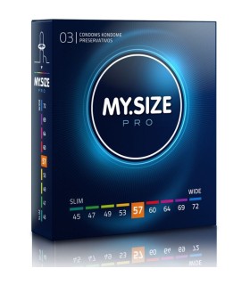 MY SIZE - PRO PRESERVATIVOS 57 MM 3 UNIDADES