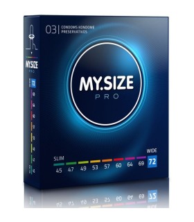 MY SIZE - PRO PRESERVATIVOS 72 MM 3 UNIDADES