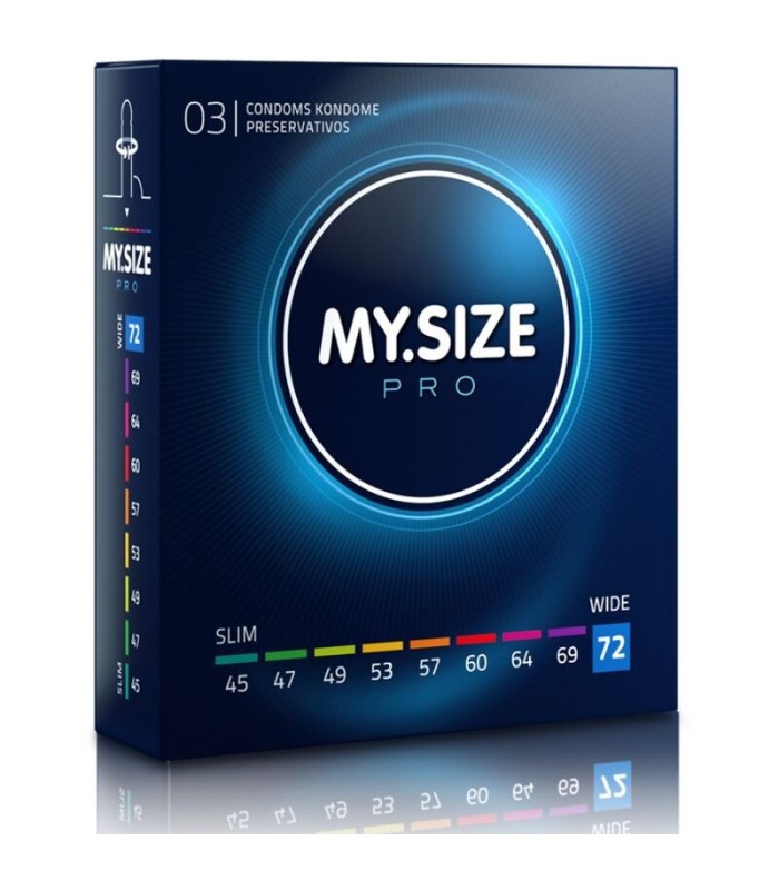 MY SIZE - PRO PRESERVATIVOS 72 MM 3 UNIDADES