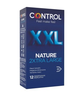 CONTROL - NATURE 2XTRA LARGE PRESERVATIVOS XXL - 12 UNDS