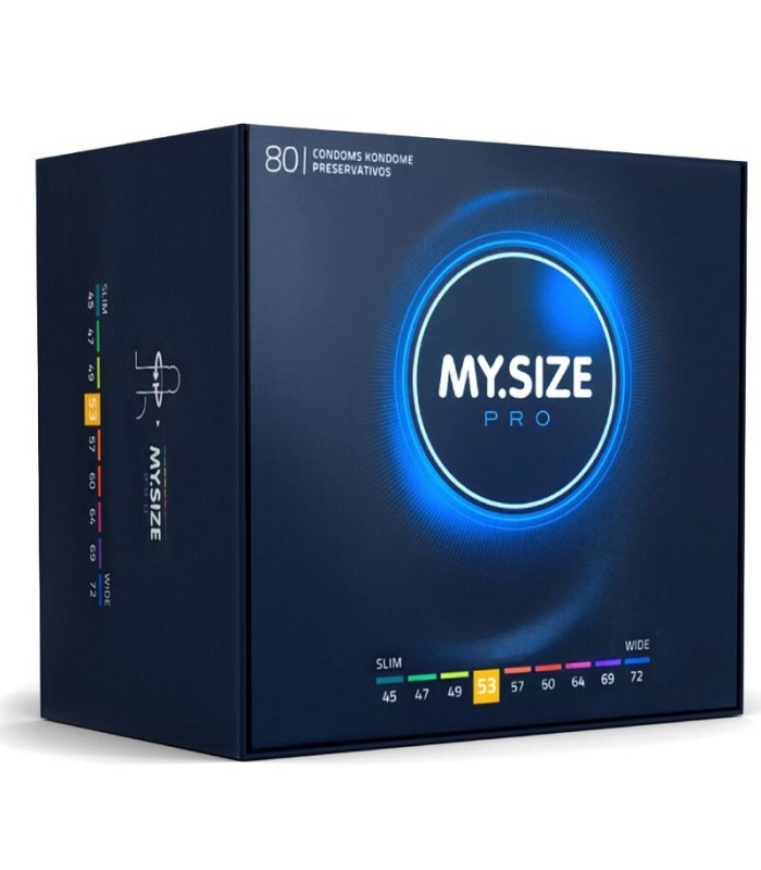 MY SIZE - PRO PRESERVATIVOS 53 MM 80 UNIDADES