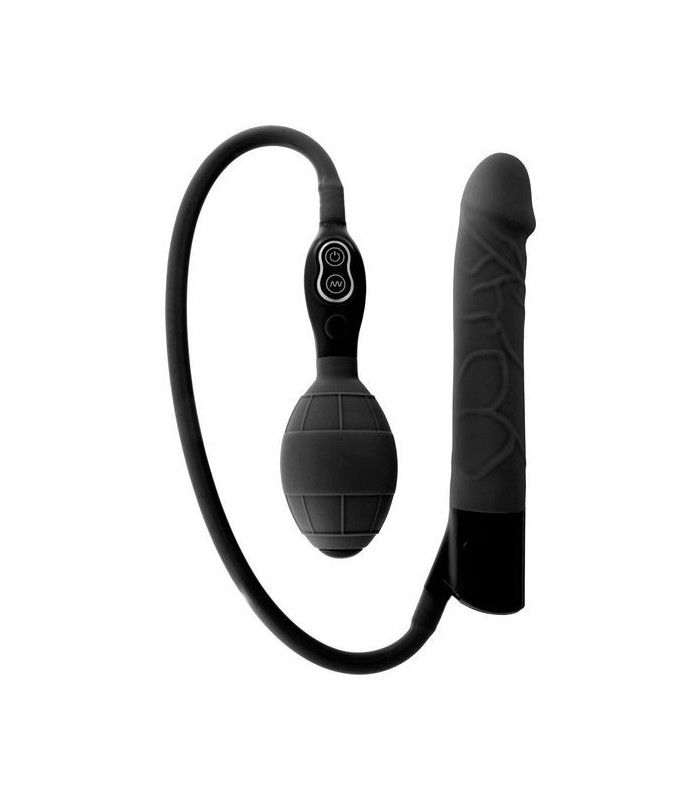 SEVEN CREATIONS - VIBRADOR HINCHABLE NEGRO