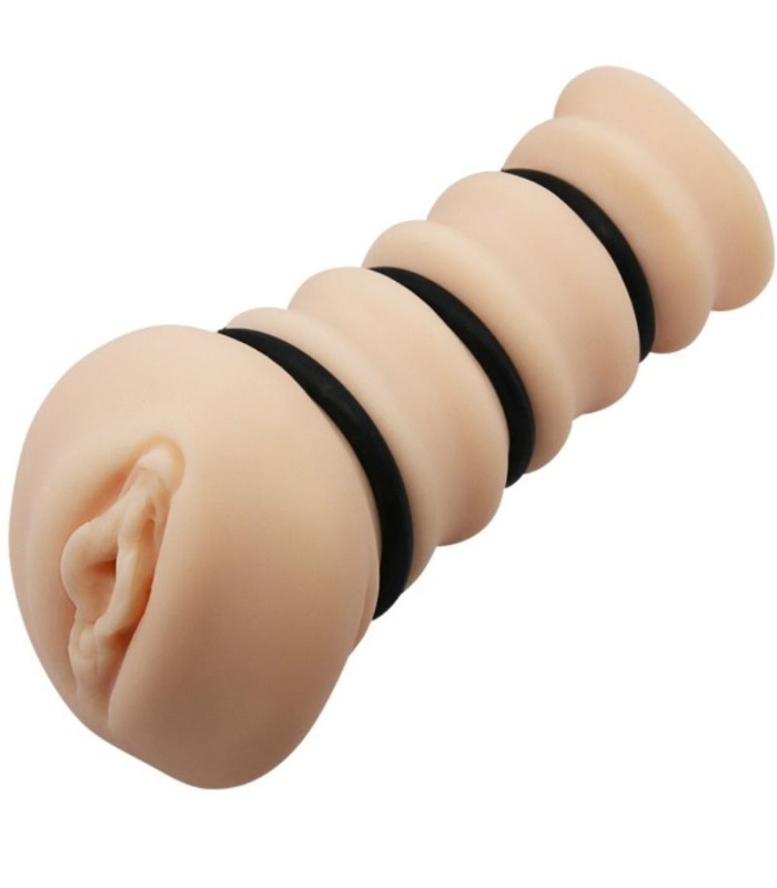 CRAZY BULL - MASTURBADOR CON ANILLOS MODELO VAGINA 2