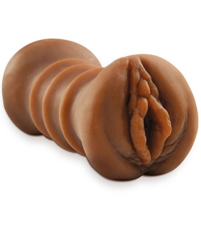 FETISH FANTASY EXTREME - MASTURBADOR REALISTICO DOBLE ENTRADO VAGINA & ANO MARRON