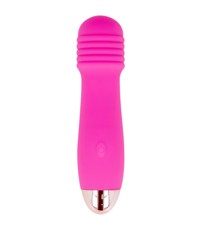 DOLCE VITA - VIBRADOR RECARGABLE THREE ROSA 7 VELOCIDADES