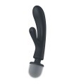SATISFYER - TRIPLE LOVER MASAJEADOR VIBRADOR RABBIT GRIS