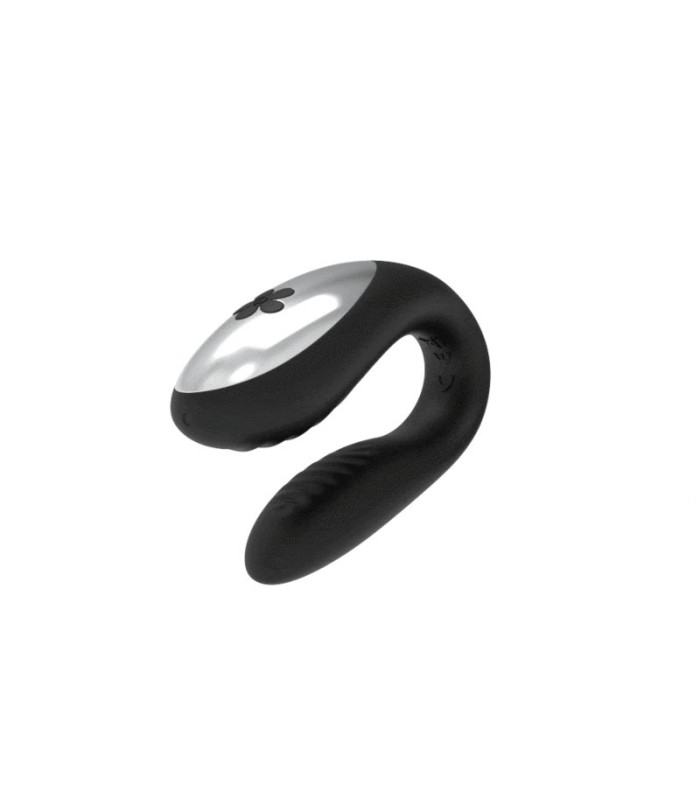 BRILLY GLAM - WE LOVE VIBRADOR PARA PAREJAS CONTROL REMOTO NEGRO