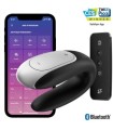 SATISFYER - DOUBLE FUN PARTNER VIBRADOR NEGRO
