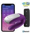 SATISFYER - DOUBLE FUN PARTNER VIBRADOR LILA