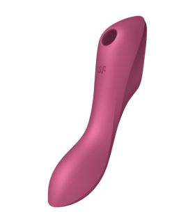 SATISFYER - CURVY TRINITY 3 ESTIMULADOR Y VIBRADOR ROJO