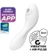 SATISFYER - CURVY TRINITY 5 ESTIMULADOR Y VIBRADOR APP BLANCO