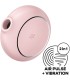 SATISFYER - PRO TO GO 3 ESTIMULADOR Y VIBRADOR DOBLE ROSA