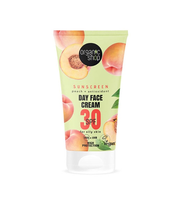 ORGANIC SHOP PEACH CREMA FACIAL DE DIA SPF30 50ML