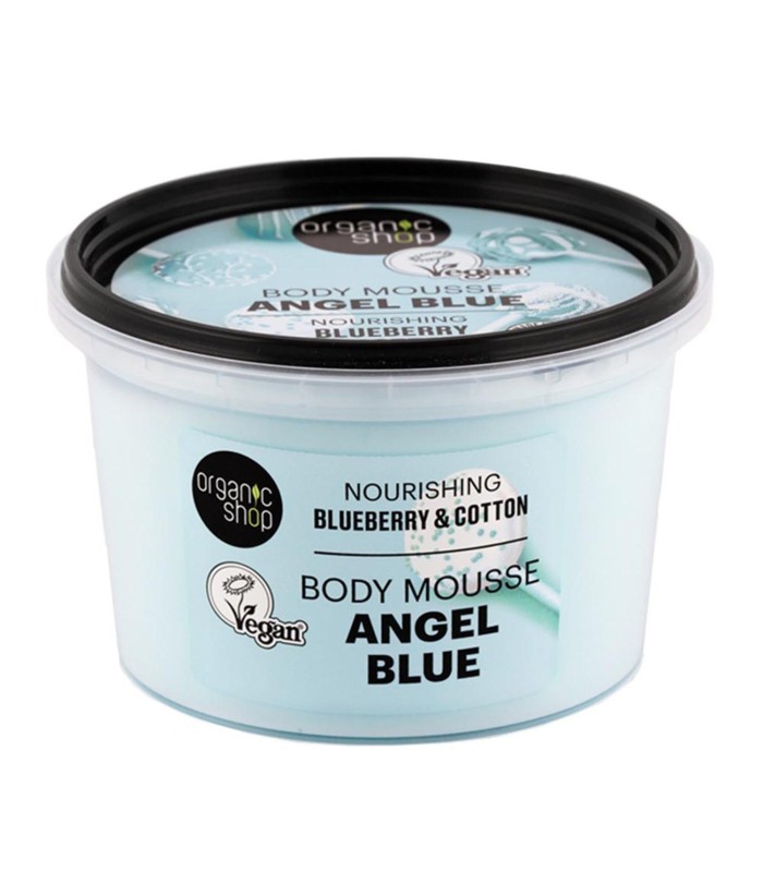 NATURA SIBERICA NOURISHING BLUEBERRY & COTTON MOUSSE CORPORAL ANGEL BLUE 250ML