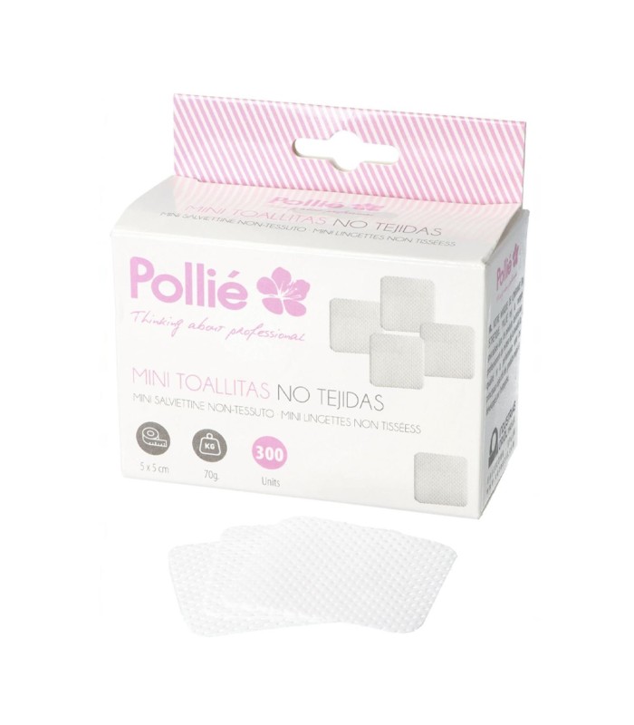 POLLIE 5X5CM MINI-TOALLITAS NO TEJIDAS PACK 300UN