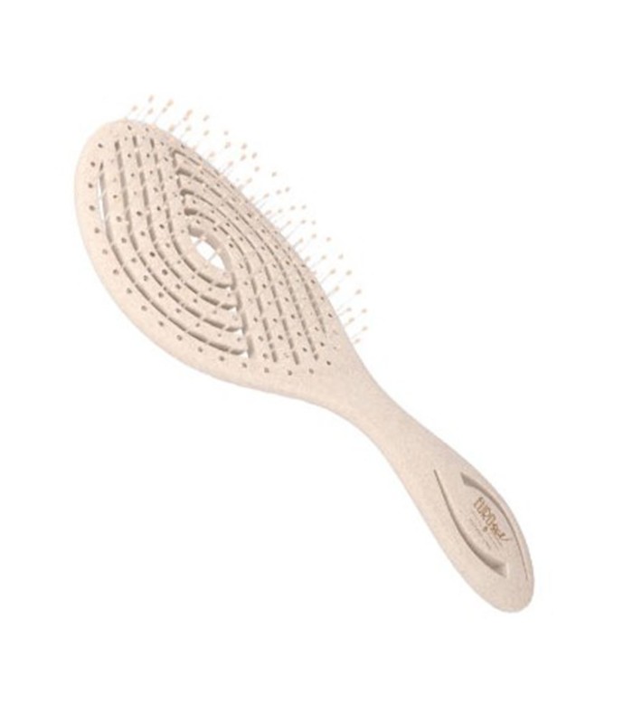 EUROSTIL ECO CEPILLO OVAL MADERA 1UN