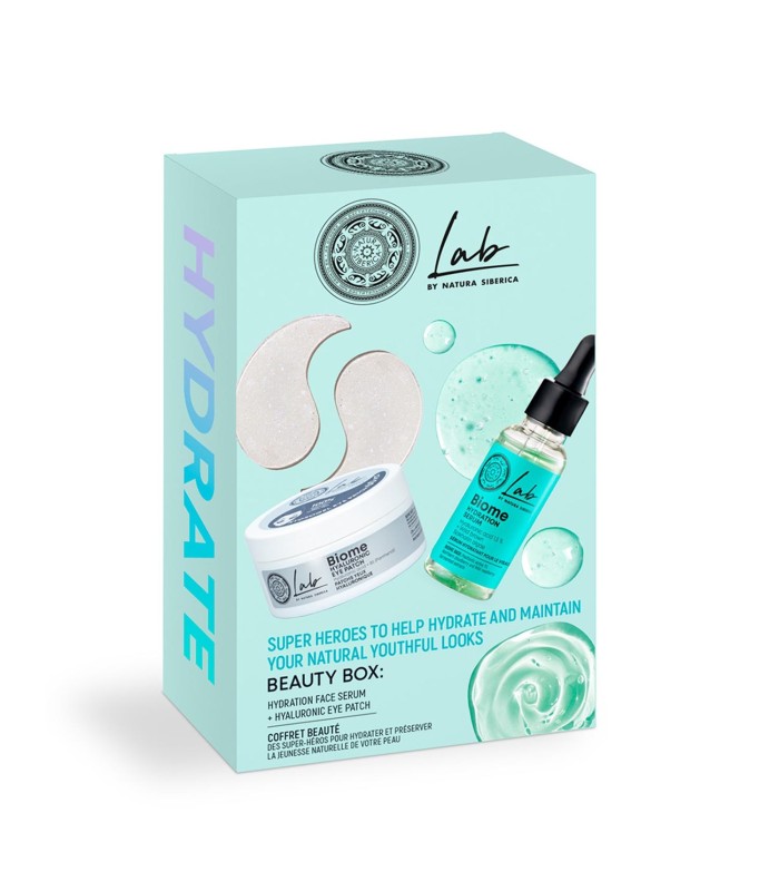 LAB BIOME HYALURONIC EYE PATCH 60UN + BIOME HYDRATION SERUM 30ML
