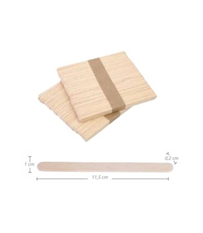 EUROSTIL MADERA BOLSA DE ESPATULAS 115X110MM PACK 100UN