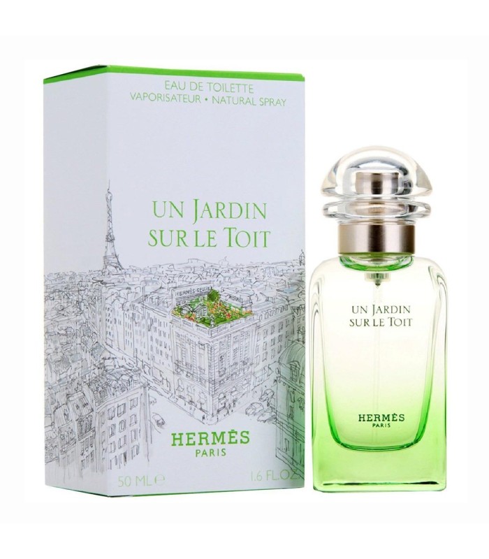 HERMES PARIS UN JARDIN SUR LE TOIT EAU DE TOILETTE 50ML VAPORIZADOR