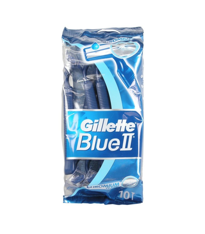 GILLETTE BLUE II PACK 10 UNIDADES
