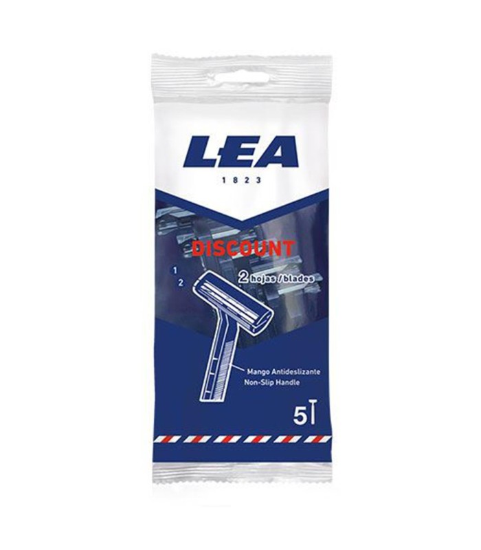 LEA DISCOUNT CUCHILLAS DESECHABLES 2 HOJAS 5UN