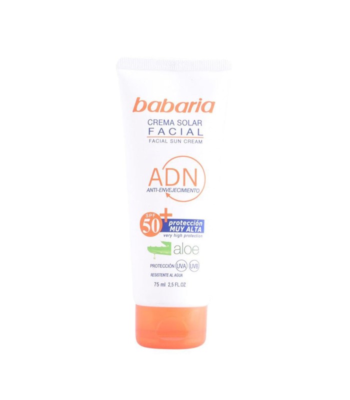 BABARIA ALOE VERA CREMA SOLAR FACIAL SPF50+ 75ML