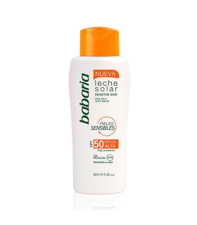 BABARIA SENSITIVE SKIN LECHE CORPORAL SPF50 SENSITIVE SKIN WATERPROOF 200ML